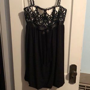 Jessica McClintock Bubble Dress Size 4 Black